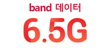 band 데이터 6.5G